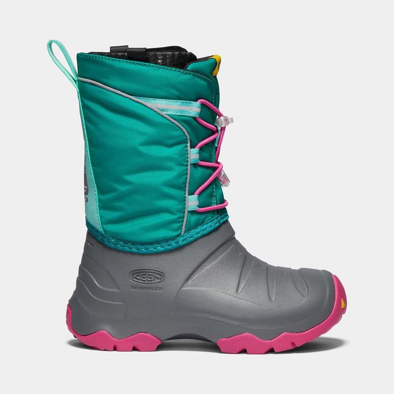 Botas De Nieve Keen Lumi Waterproof Invierno Para Niños Verdes/Grises/Rosas - Botas Keen Mexico (574